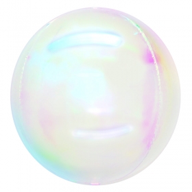 [원팩] 오브 풍선 32인치 [홀로그램 화이트] / 3565564