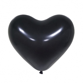 조이텍스 하트풍선 30.5cm 일반 블랙 100입 / 3618808