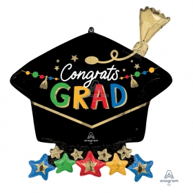[ANAGRAM] 졸업 은박풍선 슈퍼쉐입 [그래드 파티 그래드 캡] / 3620214