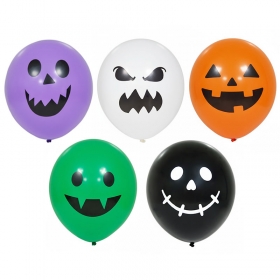 할로윈 케이스풍선 5입 [펌프킨 친구들] / 3620237