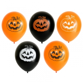 할로윈 케이스풍선 5입 [할로윈 잭] / 3620239