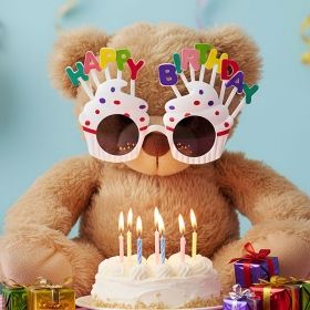 파티안경 해피버스데이 컵케이크 [화이트] / 3620303