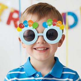 파티안경 해피버스데이 풍선 [블루] / 3620305