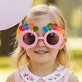 파티안경 해피버스데이 풍선 [핑크] / 3620307