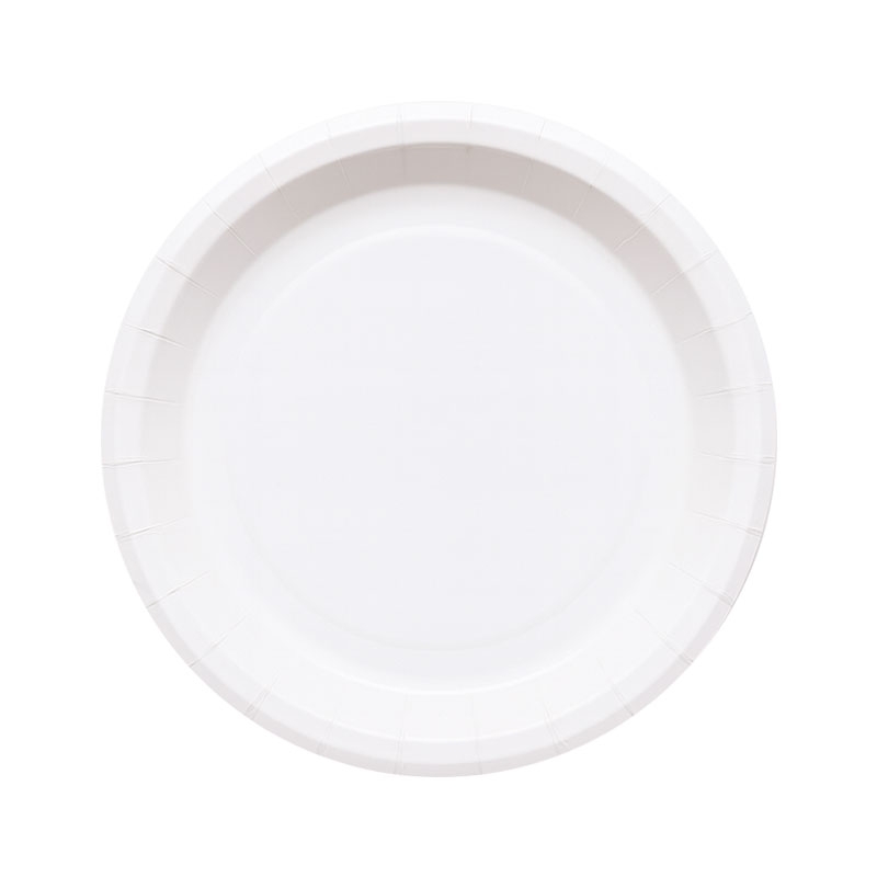 화이트 일회용 종이접시 18cm 120입 / 3620372