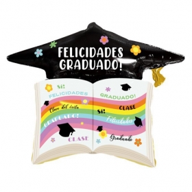 졸업 은박풍선 학사모 졸업앨범 60x65cm / 3620391