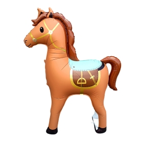 [원팩] 동물 은박풍선 스탠딩 말 [브라운] / 3620394