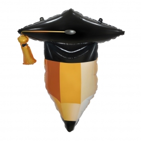 졸업 은박풍선 학사모 연필 61x70cm / 3620486