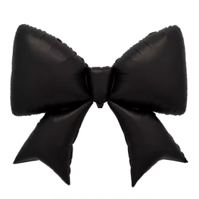 생일은박풍선 빅보우 리본 [대] 블랙 / 3620546