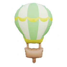 생일은박풍선 매트 열기구 [그린] / 3620553