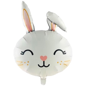 동물은박풍선 스마일 버니 페이스 55x75cm / 3620591