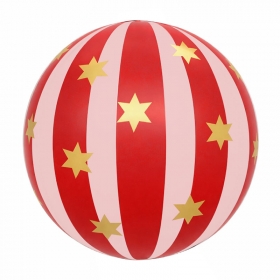 오브 풍선 22인치 서커스 볼 스트라이프 [레드] / 3620692