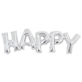 [ANAGRAM] 알파벳은박풍선 HAPPY 실버 / 697