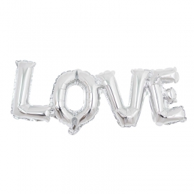 [ANAGRAM] 알파벳은박풍선 LOVE 실버 / 695