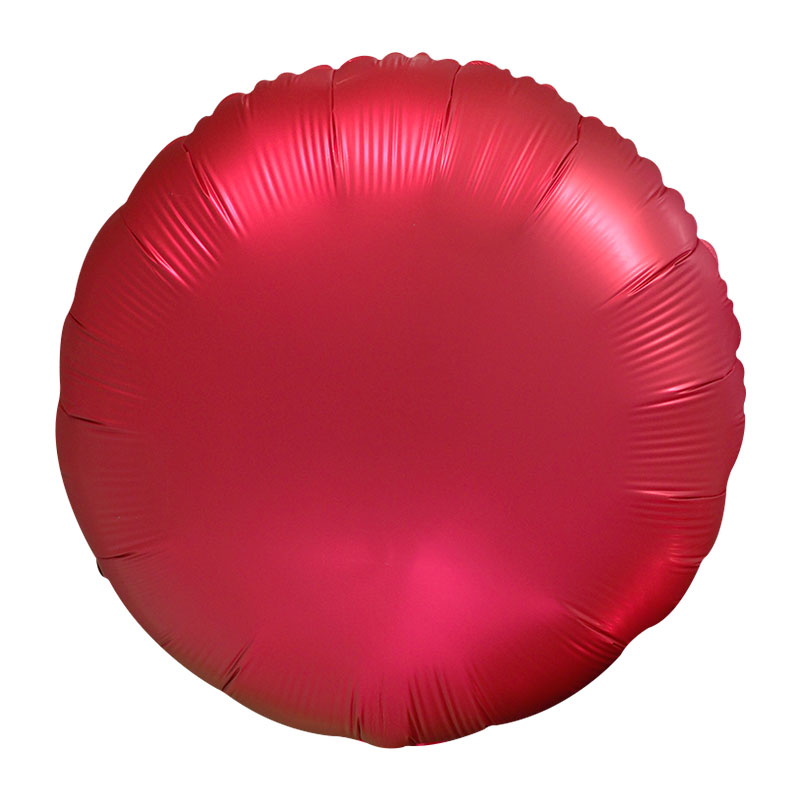 18인치 라운드은박 새틴럭스 상그리아 / 10267