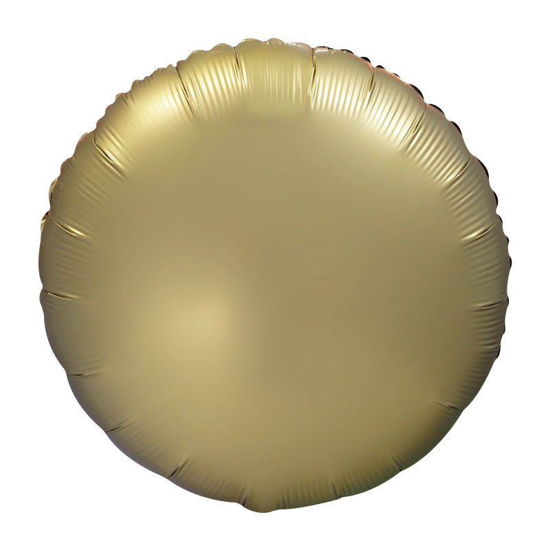 18인치 라운드은박 새틴럭스 골드 / 10277