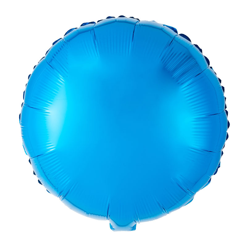 18인치 라운드은박 블루 / 10325