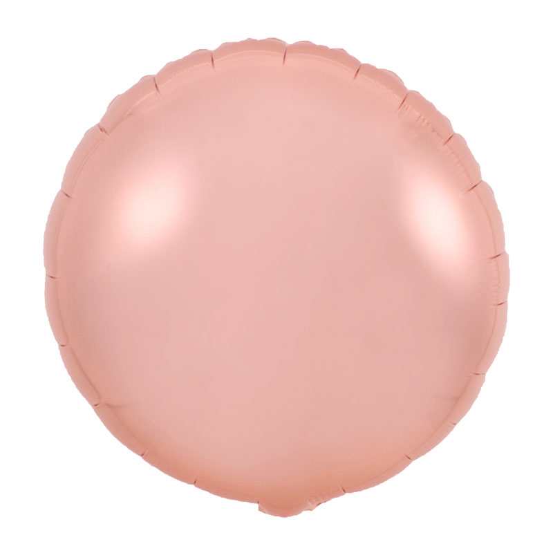 18인치 라운드은박 로즈골드 / 10334