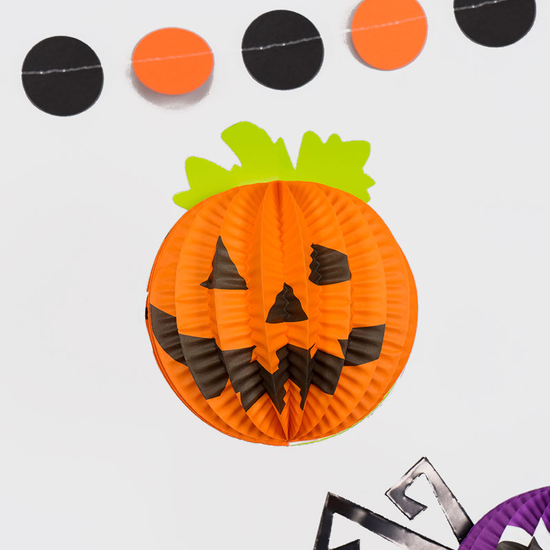 할로윈 허니컴데코 소 [호박] / 11442