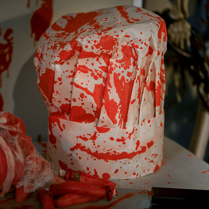 피범벅 요리사모자 [성인용] / 3508584