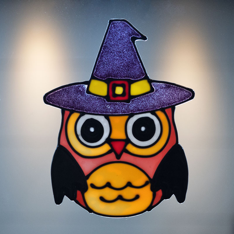 할로윈 윈도우 젤리스티커 [부엉이] / 3508743