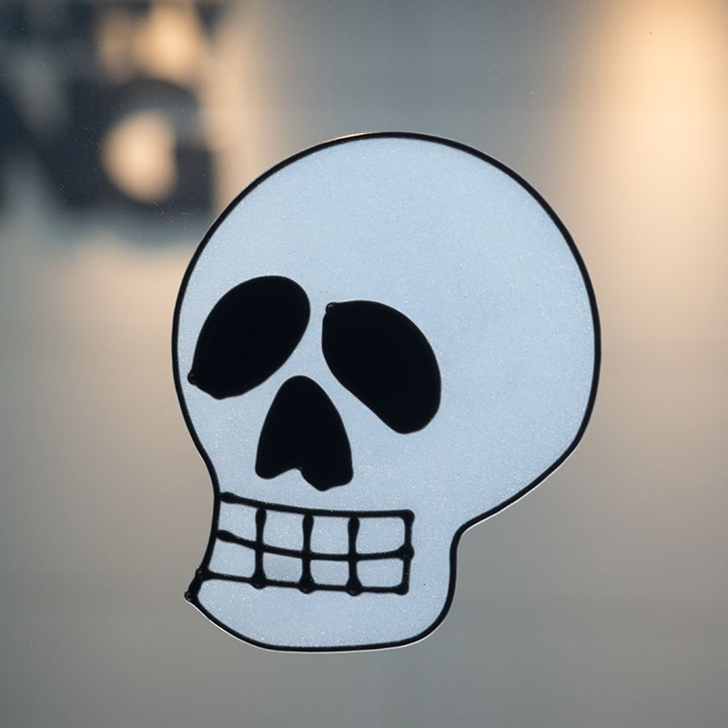 할로윈 윈도우 젤리스티커 [스켈레톤] / 3508745