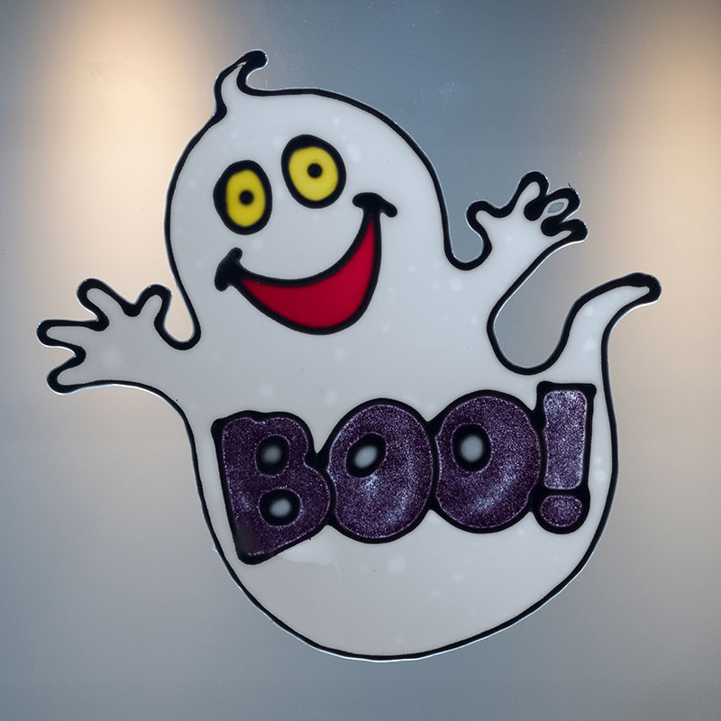 할로윈 윈도우 젤리스티커 [고스트 BOO] / 3508749