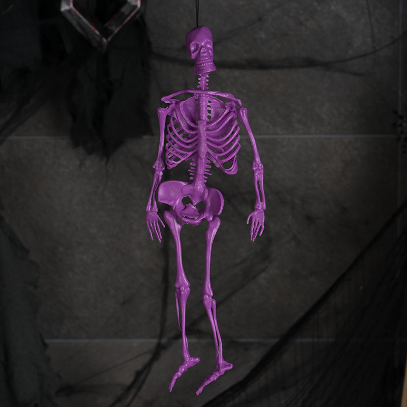 고무 전신해골장식 32cm [퍼플] / 3509182