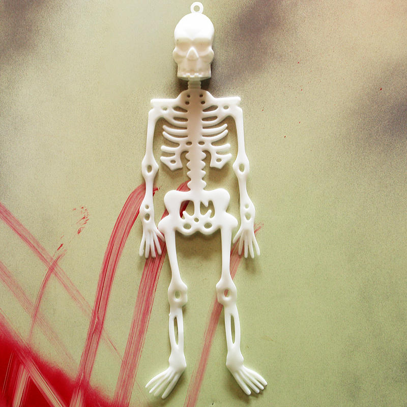 럭셔리할로윈 해골장식 2입 [화이트] / 3509582