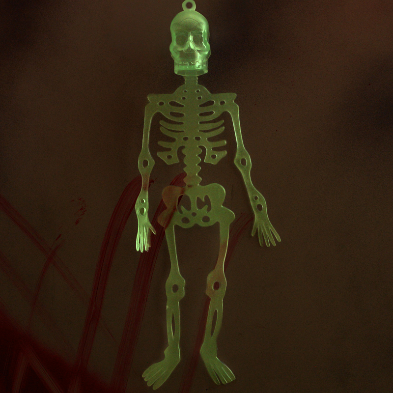 럭셔리할로윈 해골장식 2입 [야광] / 3509586