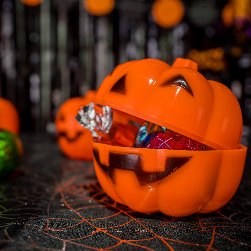 럭셔리할로윈 미니캔디홀더 [호박] 4개입 / 3510078