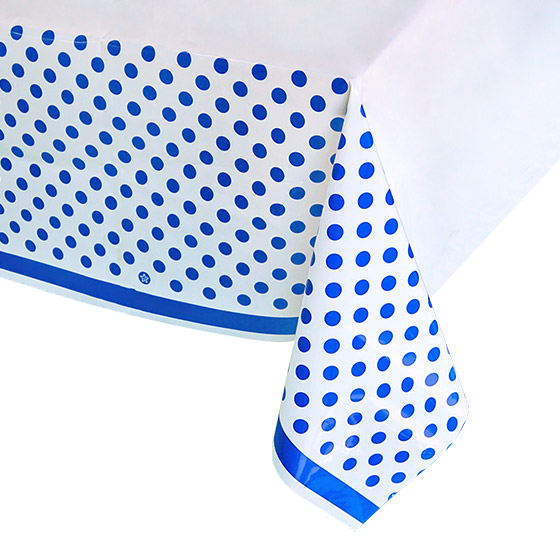 라인도트 테이블보 [블루] / 3526713