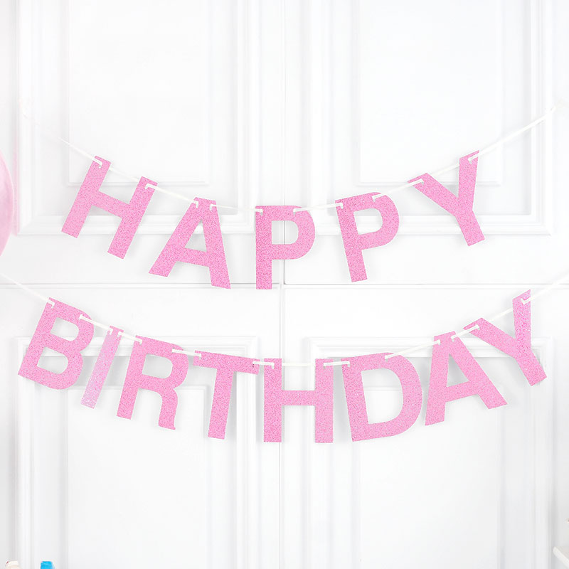 생일파티가랜드 해피벌스데이 슬림 [글리터 핑크] / 3533977
