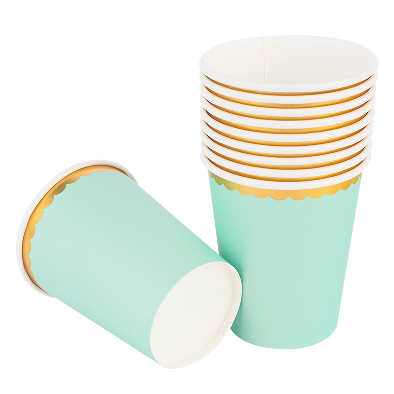 골드라인 파티컵 8온스 10입 [민트] / 3536978