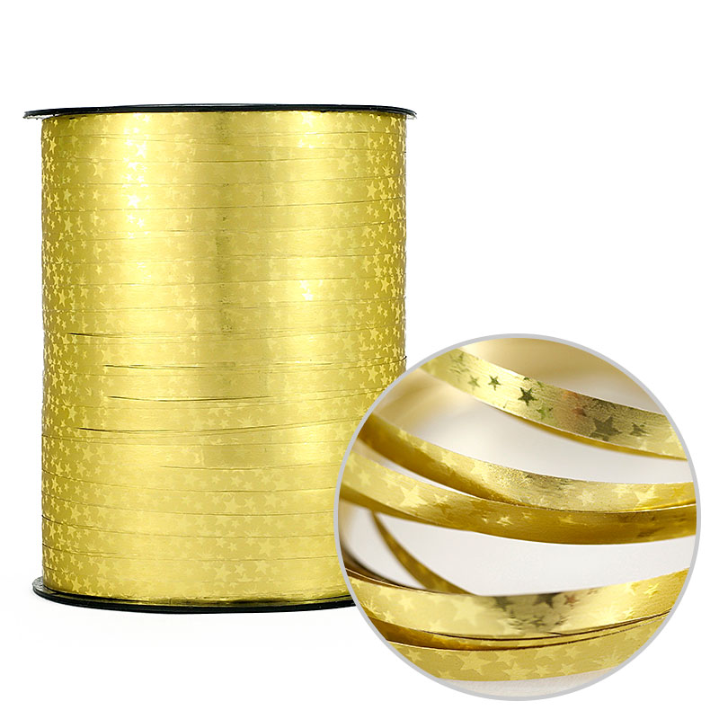 컬링리본 450m [별무늬 골드] / 3537515