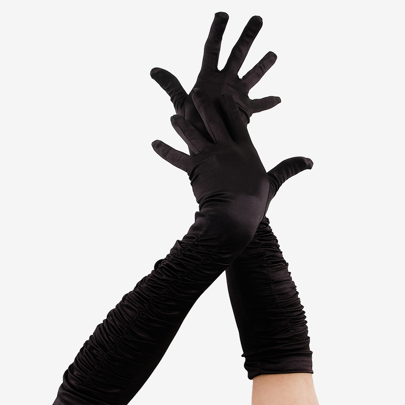 섹시주름장갑 45cm [블랙] / 4054