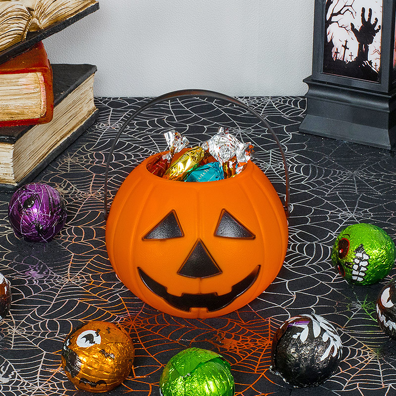 할로윈 호박통 캔디홀더 [중] / 4741
