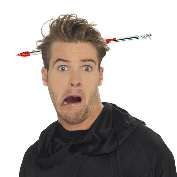 할로윈 머리관통 못 머리띠 / 5546