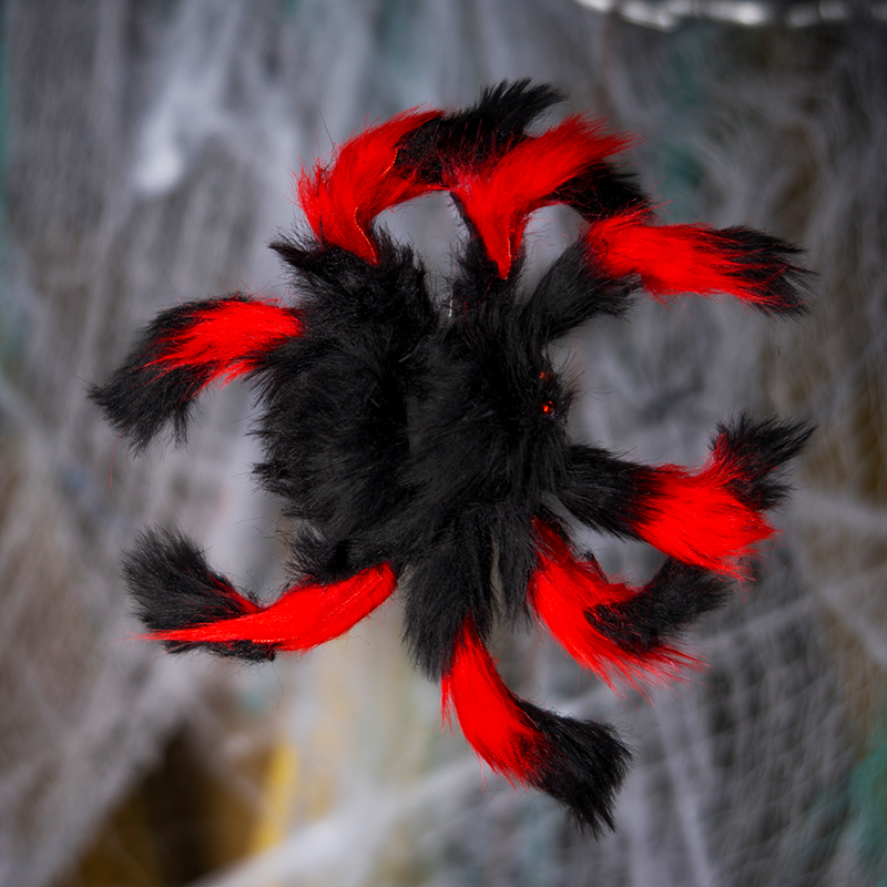 털거미모형 30cm [블랙앤레드] / 8032