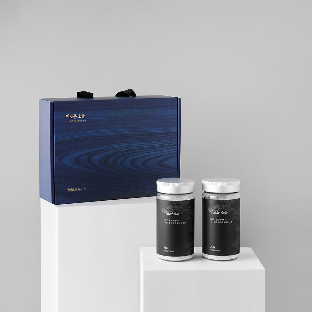 소나무로 구운 이로운 소금 (450g)