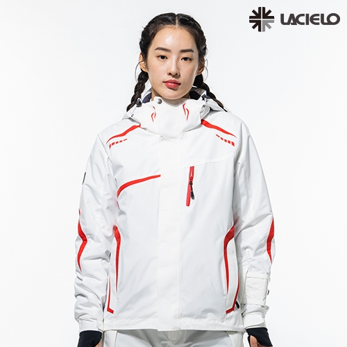 라시엘로 남여 공용 스키 스노우보드 점퍼 자켓 LAZ-J820-WHITE