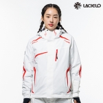 라시엘로 남여 공용 스키 스노우보드 점퍼 자켓 LAZ-J820-WHITE