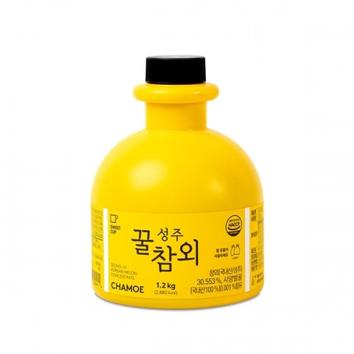 스위트컵 성주꿀참외 농축액 베이스 1.2kg 6개 (1박스)