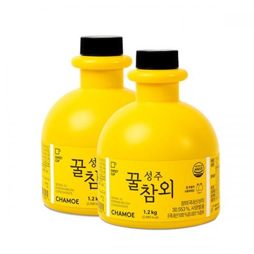 스위트컵 성주꿀참외 농축액 베이스 1.2kg 2개