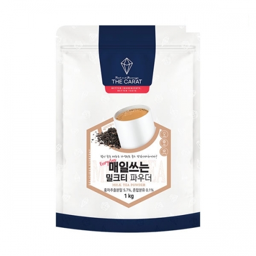 더캐럿 매일쓰는 밀크티 파우더 1kg 5개