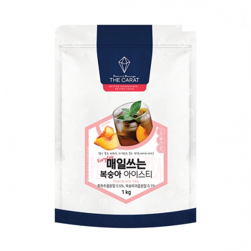 더캐럿 매일쓰는 복숭아 아이스티 1kg