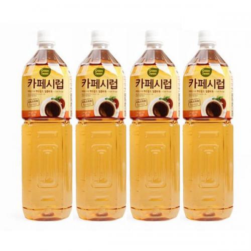 대상 카페시럽 1.5L 4개