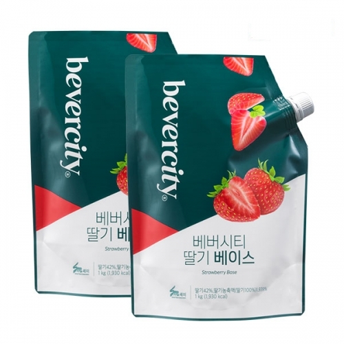 (개당 8600원)</FONT>세미 베버시티 딸기 베이스 1kg 2개