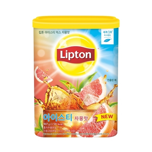 (증정 : 립톤스텐계량스푼40ml 1개)</FONT>립톤 자몽 아이스티 907g