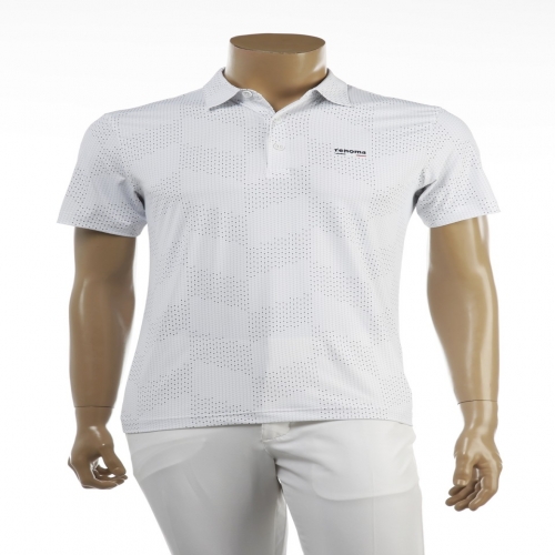 레노마 골프 남성 지그재그 프린팅 제에리 셔츠 (RMTYI-2115)